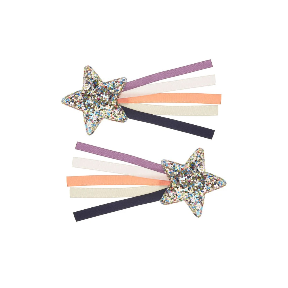 Set de 2 Barrettes Clips Etoiles Filantes - Mimi et Lula