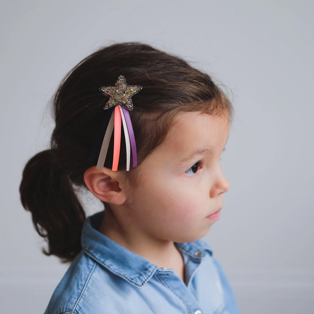 Set de 2 Barrettes Clips Etoiles Filantes - Mimi et Lula
