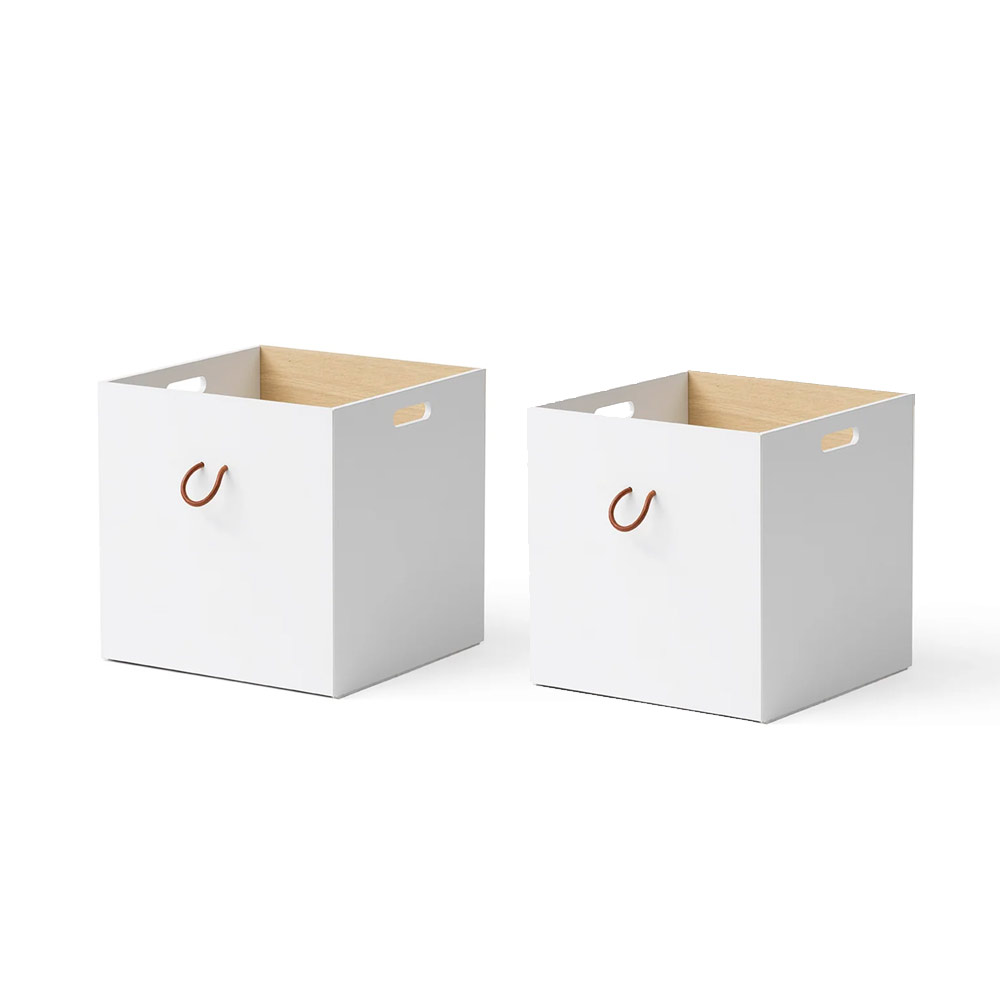 Set de 2 caissons - Chêne/Blanc Oliver Furniture