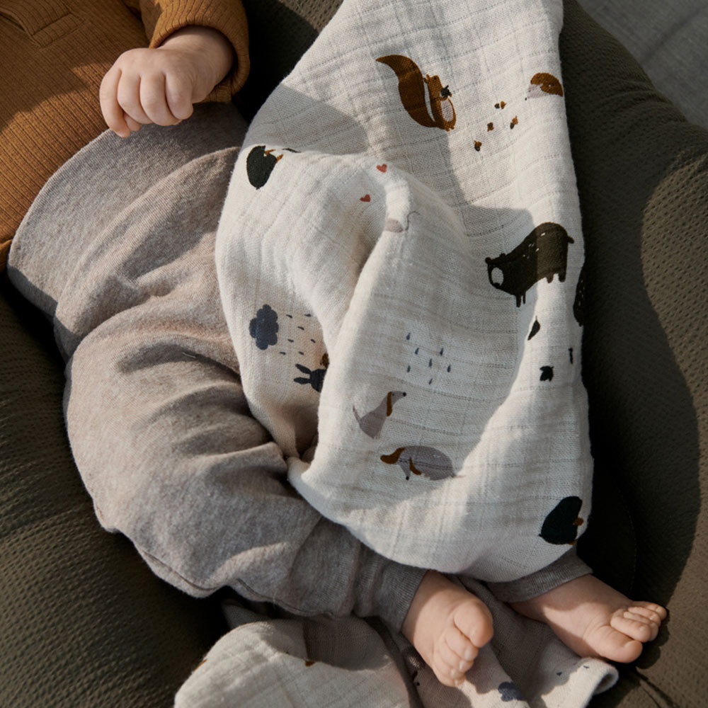 Set de 2 Langes Lewis Friendship - Liewood