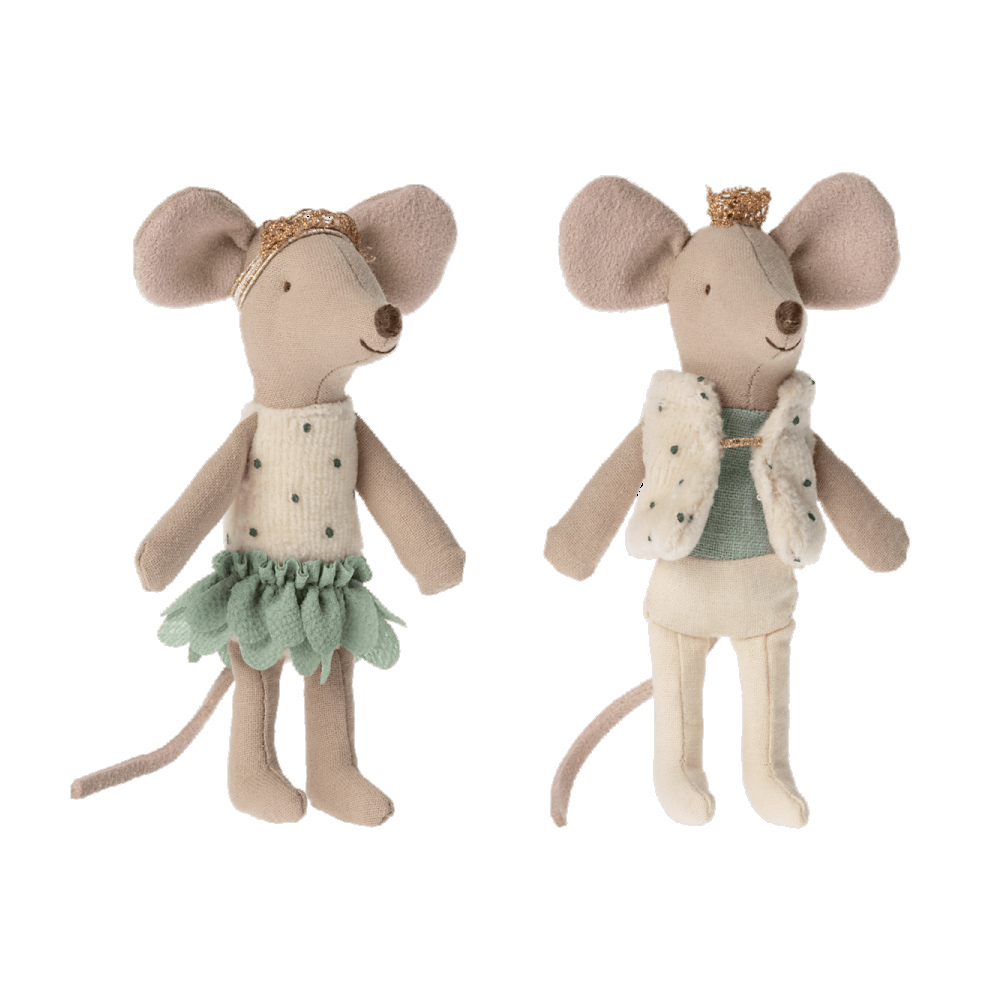 Petite Soeur et petit Frère Royaux dans leur boîte Maileg