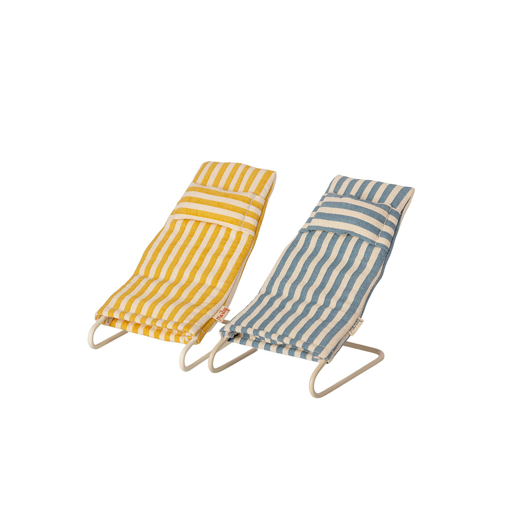 Set de 2 Transats de Plage Miniature - Maileg