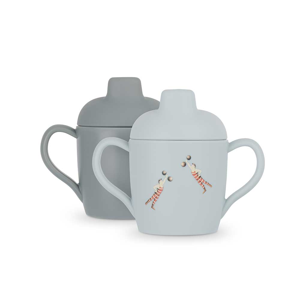 Set de 2 Tasses Apprentissage Haltérophile - Konges Slojd