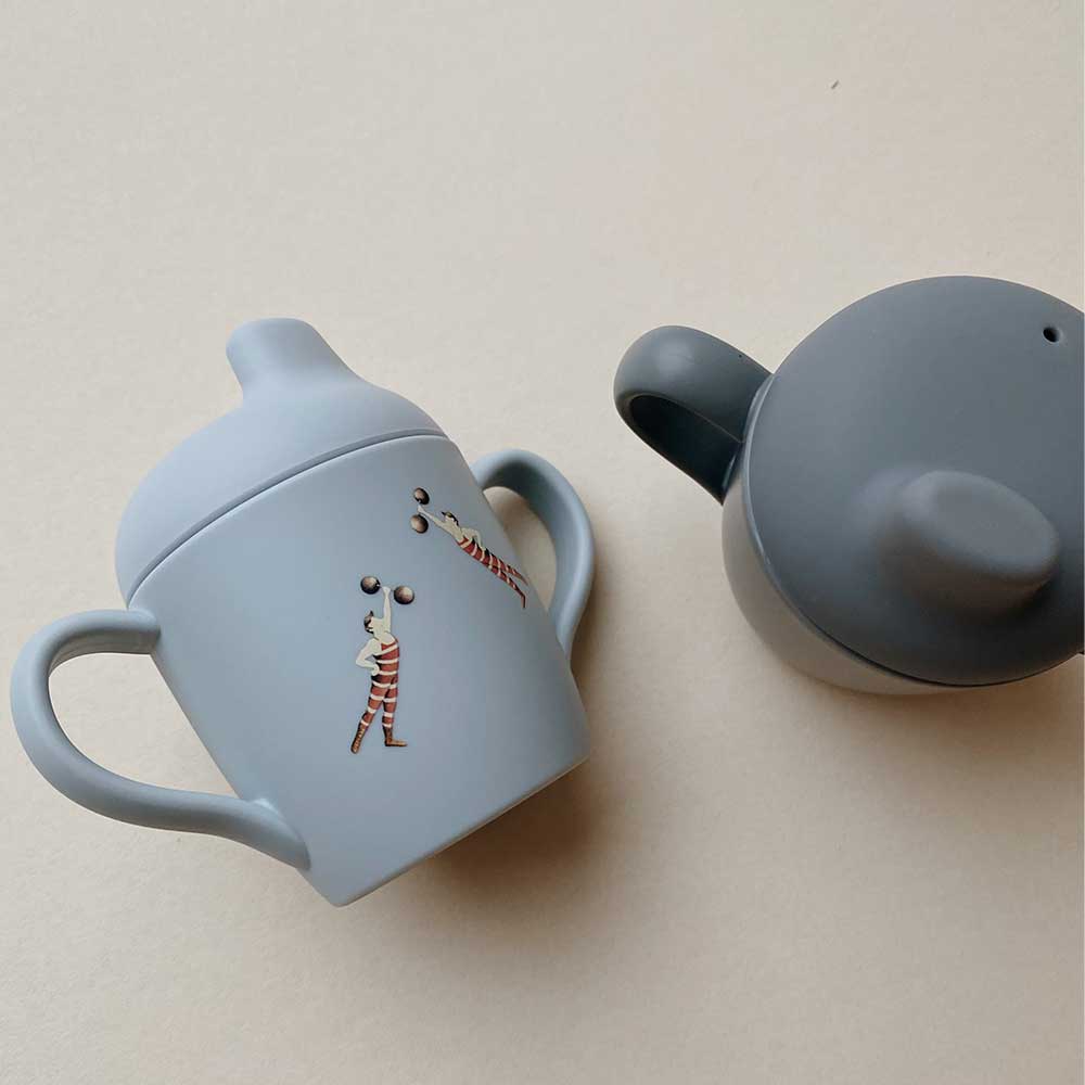 Set de 2 Tasses Apprentissage Haltérophile - Konges Slojd