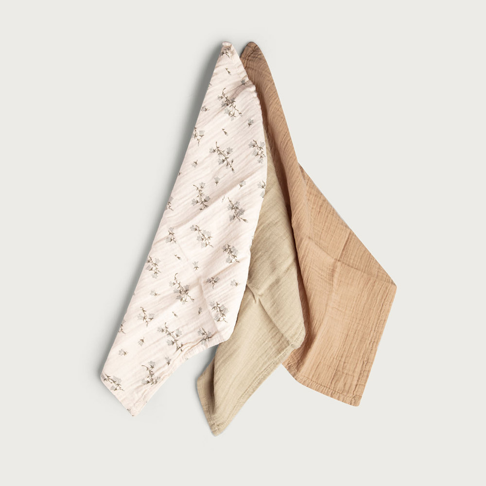 Pack de 3 Petits Langes - Bluebell Garbo et Friends