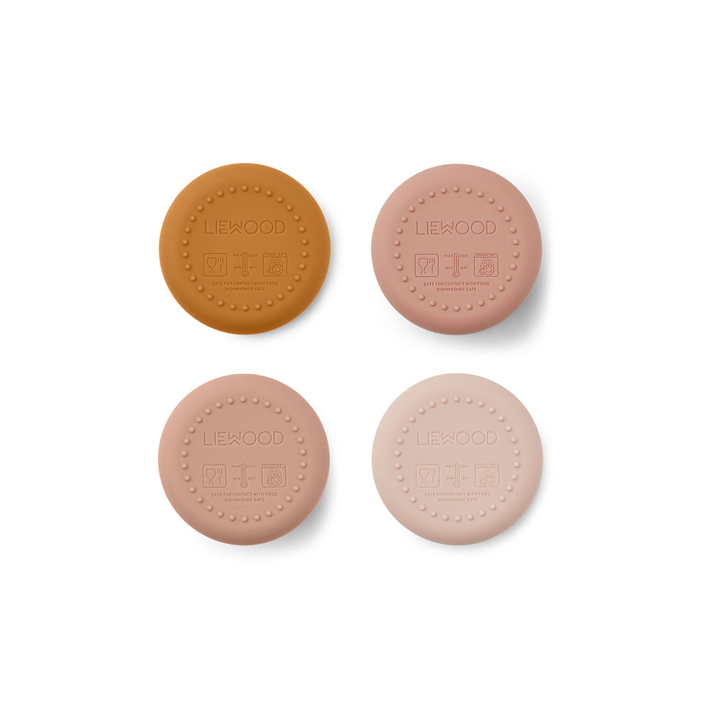 Set de 4 Gobelets Chat Ethan - Rose mix - Liewood