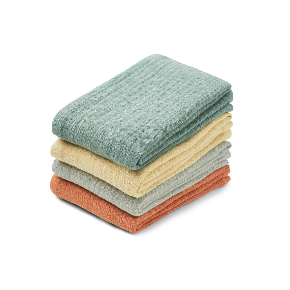 Set de 4 Langes Leon - Peppermint Mix - Liewood