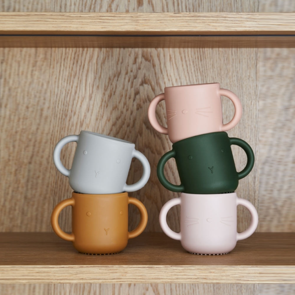 Set de 4 Tasses Chat Gene - Rose mix - Liewood