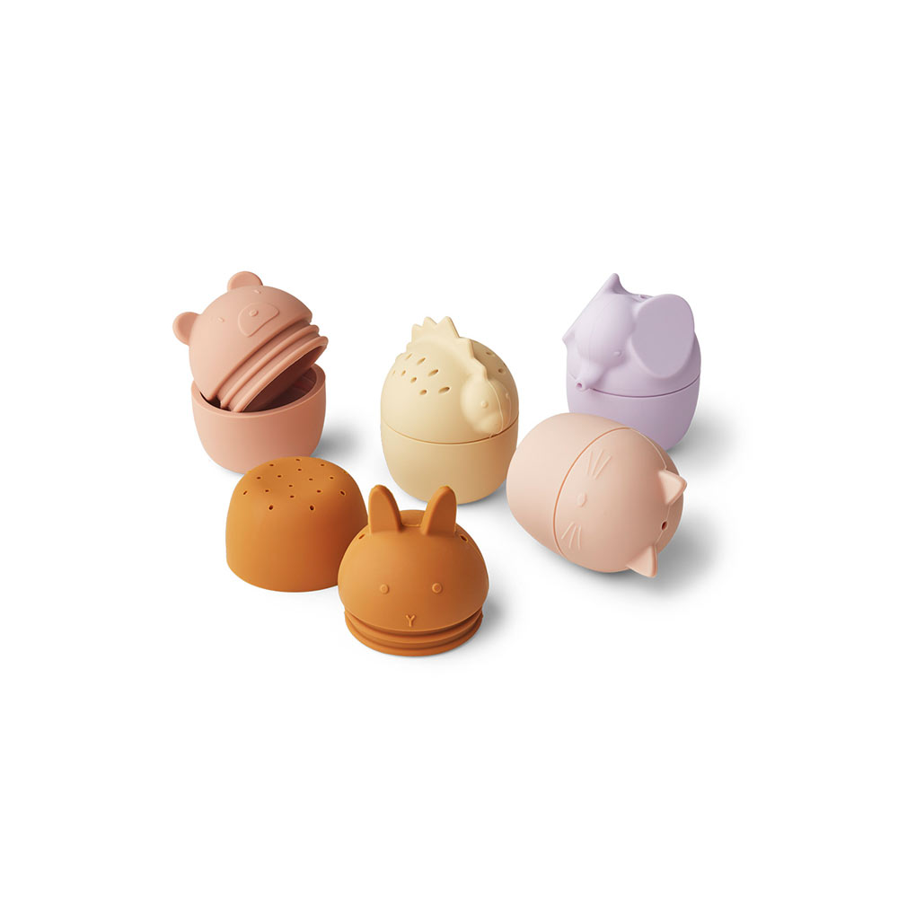 Set de 5 Jouets de Bain Gaby - Rose Mix - Liewood