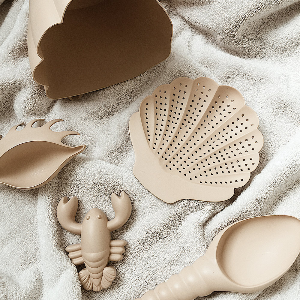 Set de plage Coquillage - Crème - Konges Slojd