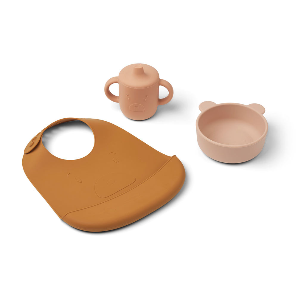 Pack Repas Mr Bear Connor - Rose Mix - Liewood
