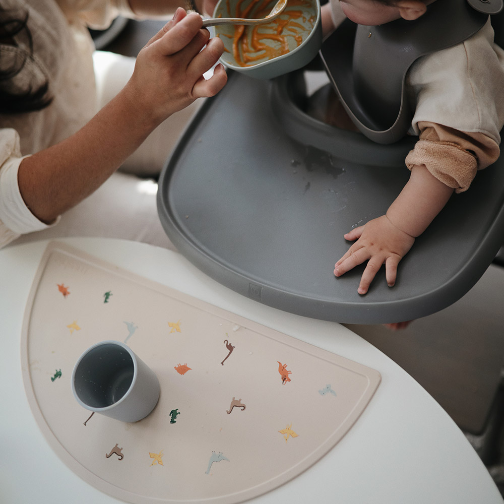 Set de Table en Silicone Dinosaures - Mushie
