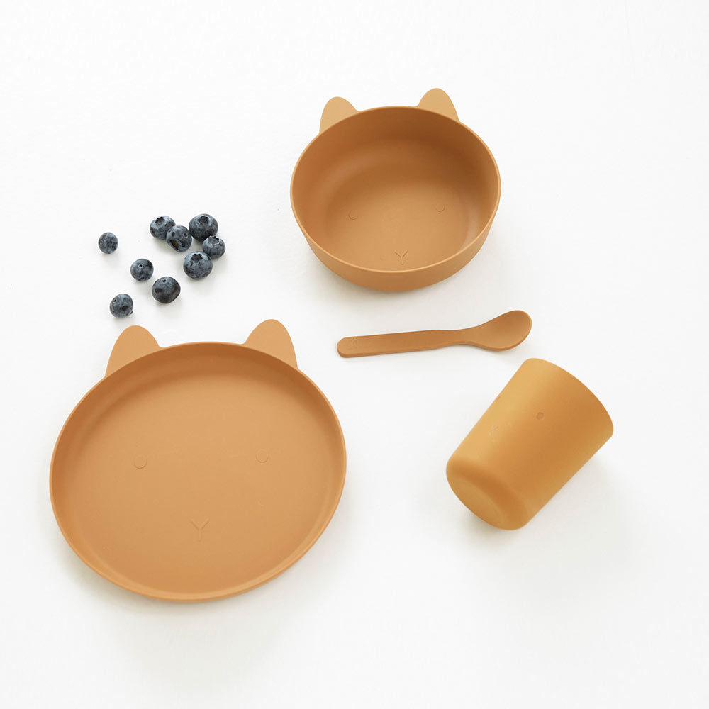 Set de Vaisselle Lapin Paul - Moutarde - Liewood