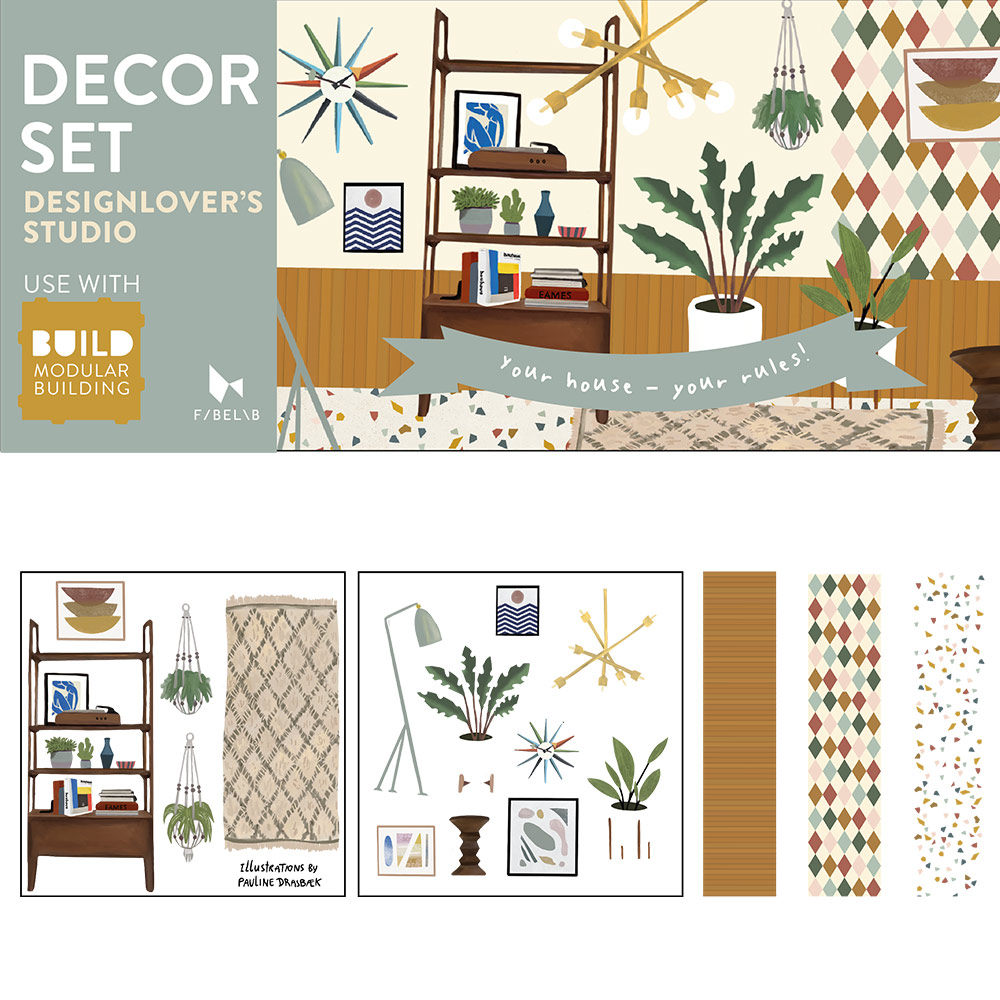Set Décor Design pour Maison BUILD Fabelab