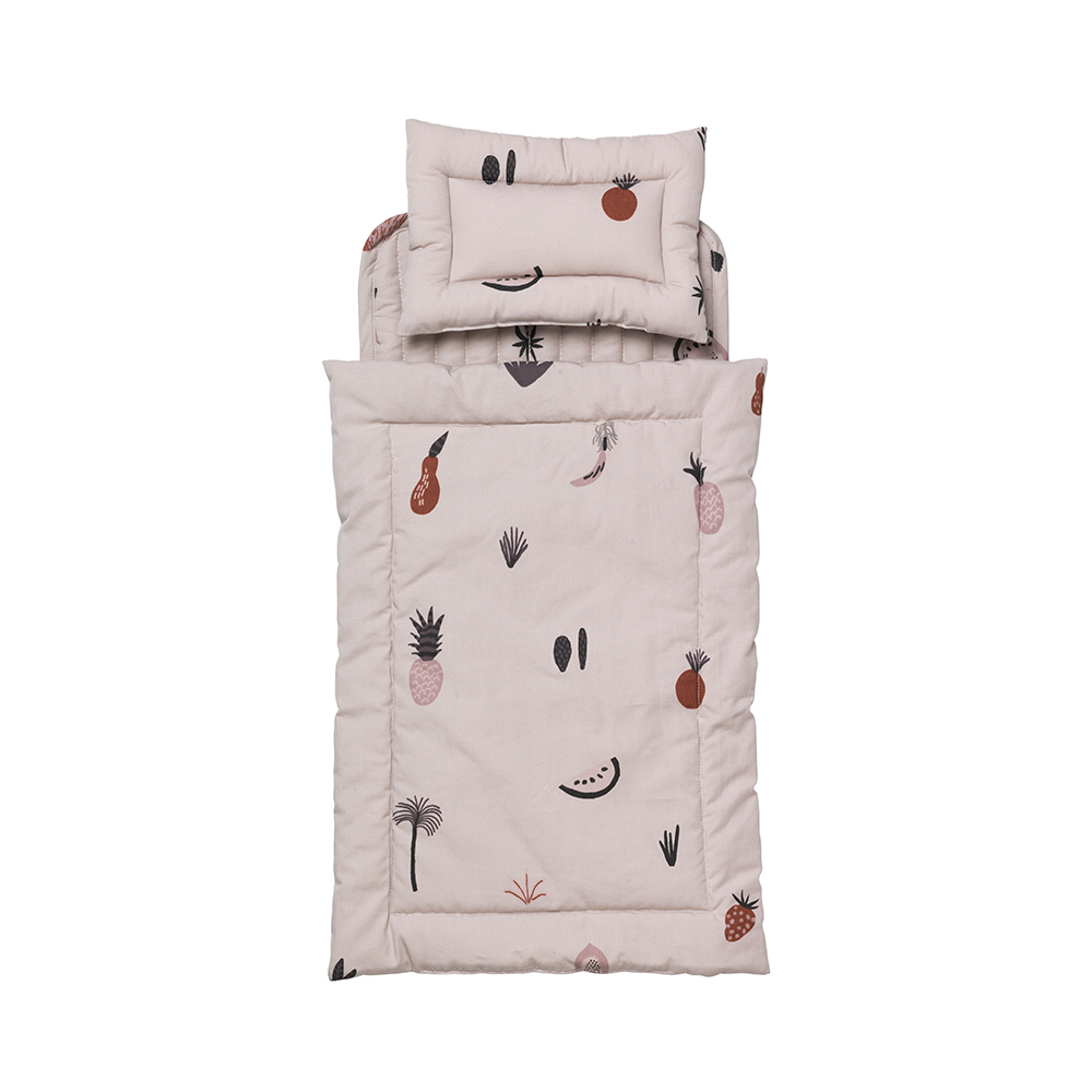Parure pour lit de poupée Kuku Tropicana - Ferm Living