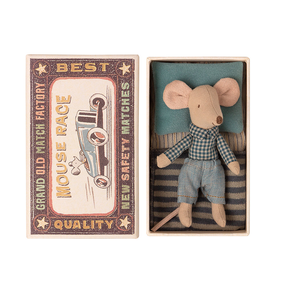 Souris Petit Frère dans sa boîte - Maileg