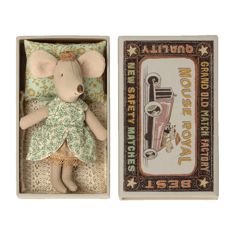 Souris Princesse Petite Soeur dans sa boîte Maileg