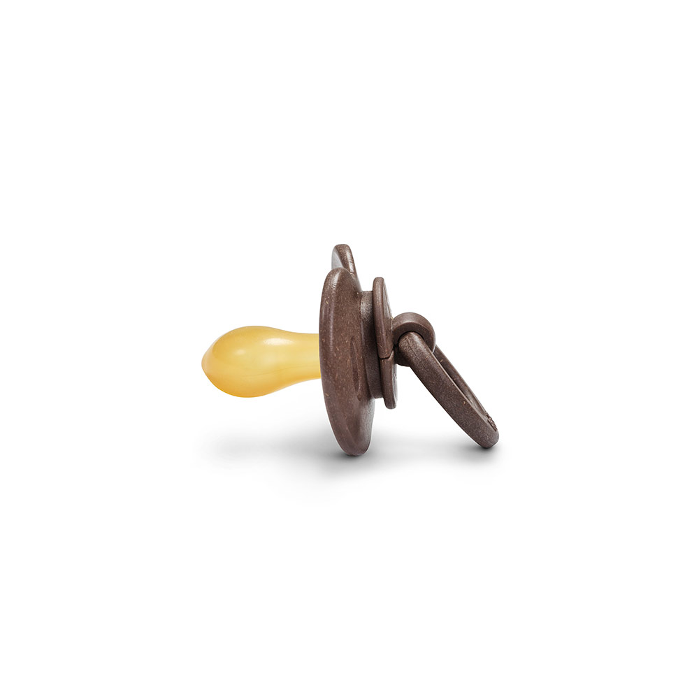 Sucette Anatomique en Bambou - Chocolat - Elodie Details