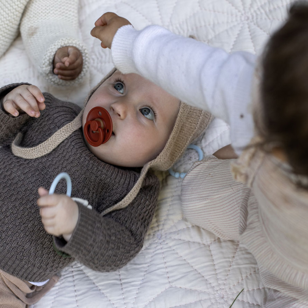 Sucette Bébé - Rouille - Bibs