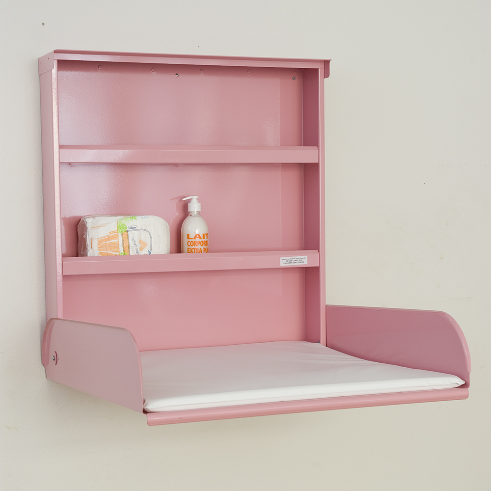 Table à langer murale Fifi ByBO Design - Rose - ByBO Design