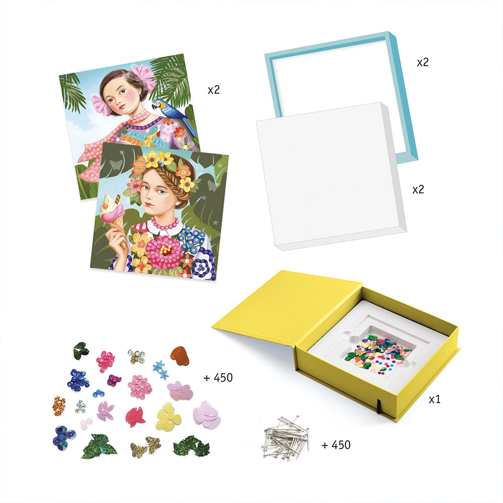 Tableaux Sequins - Espiègles et Coquettes - Djeco