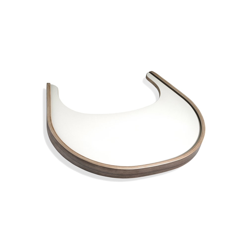 Tablette pour chaise haute évolutive Tibu Black Edition - Noyer/Blanc - Charlie Crane
