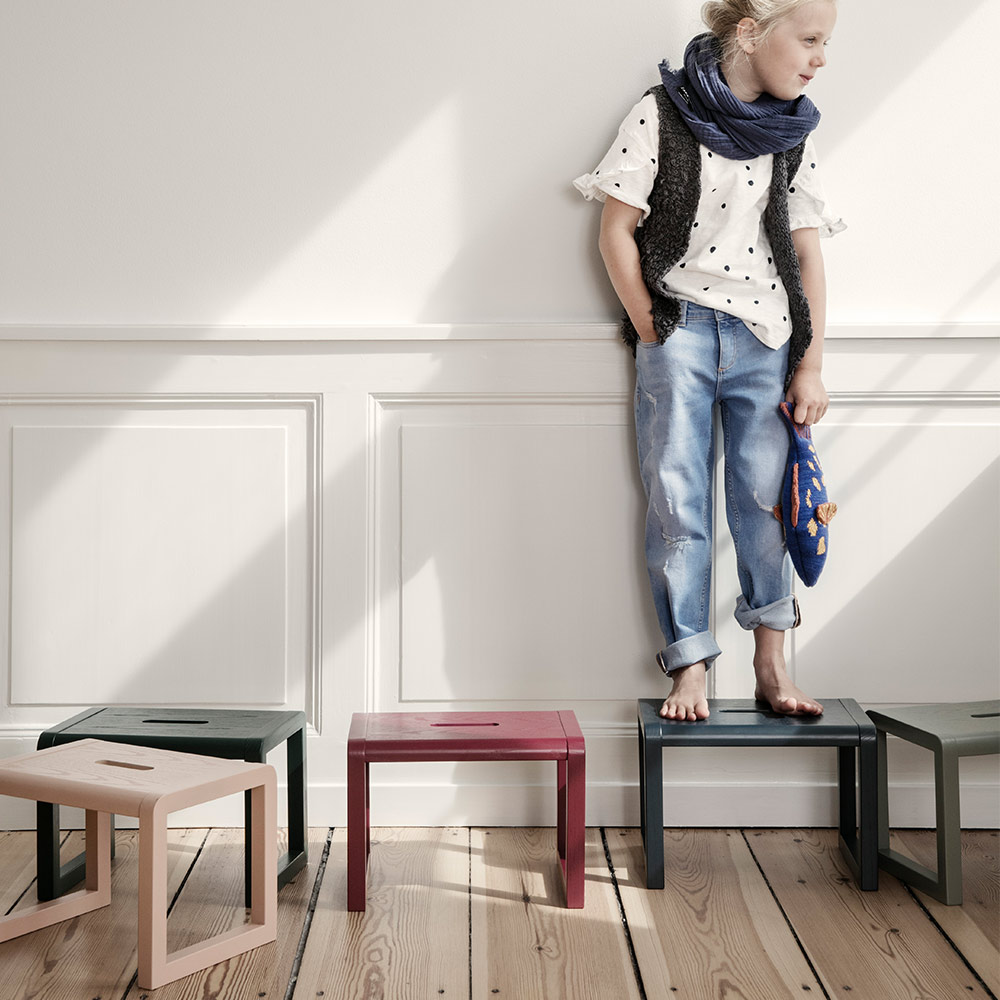 Tabouret Little Architect - Bordeaux - Ferm Living