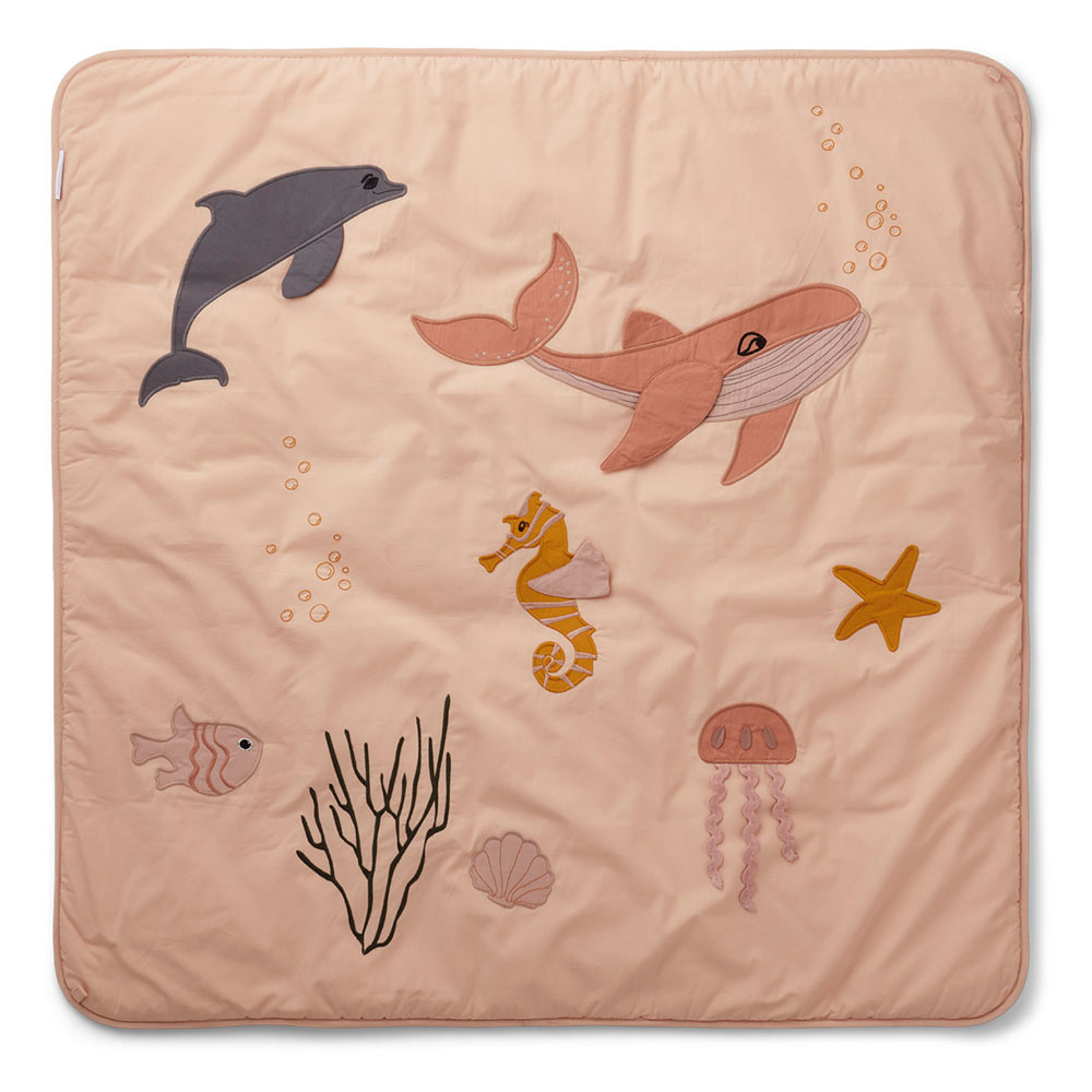 Tapis d'éveil Créatures Marines Glenn - Rose - Liewood