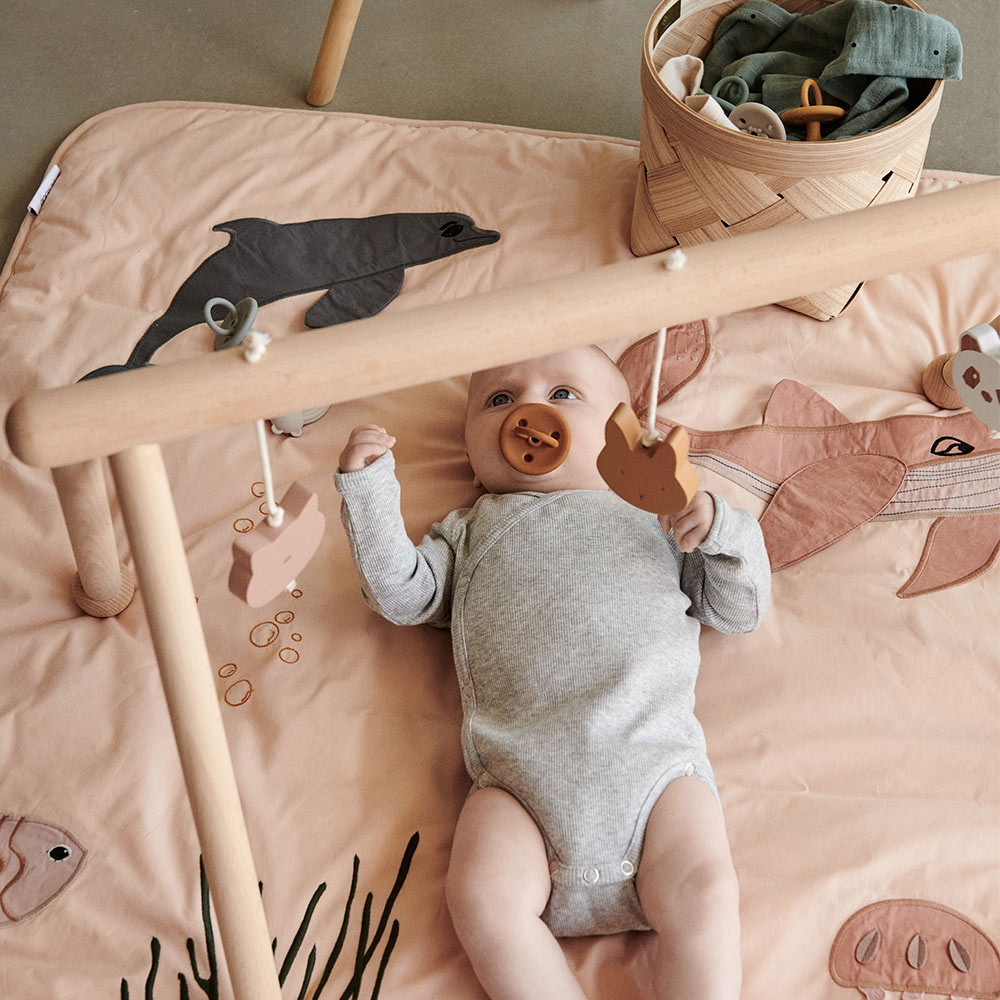 Tapis d'éveil Créatures Marines Glenn - Rose - Liewood