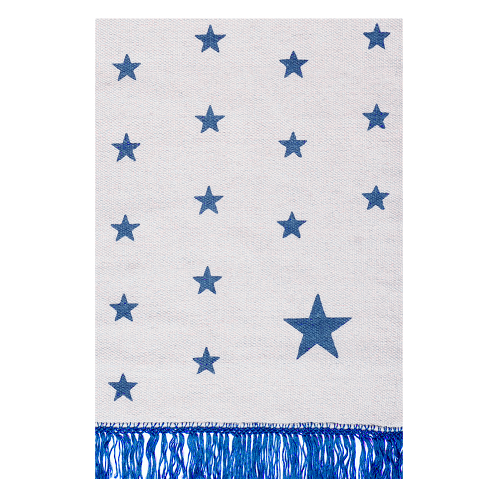 Tapis Etoiles - Gris/Bleu - Varanassi