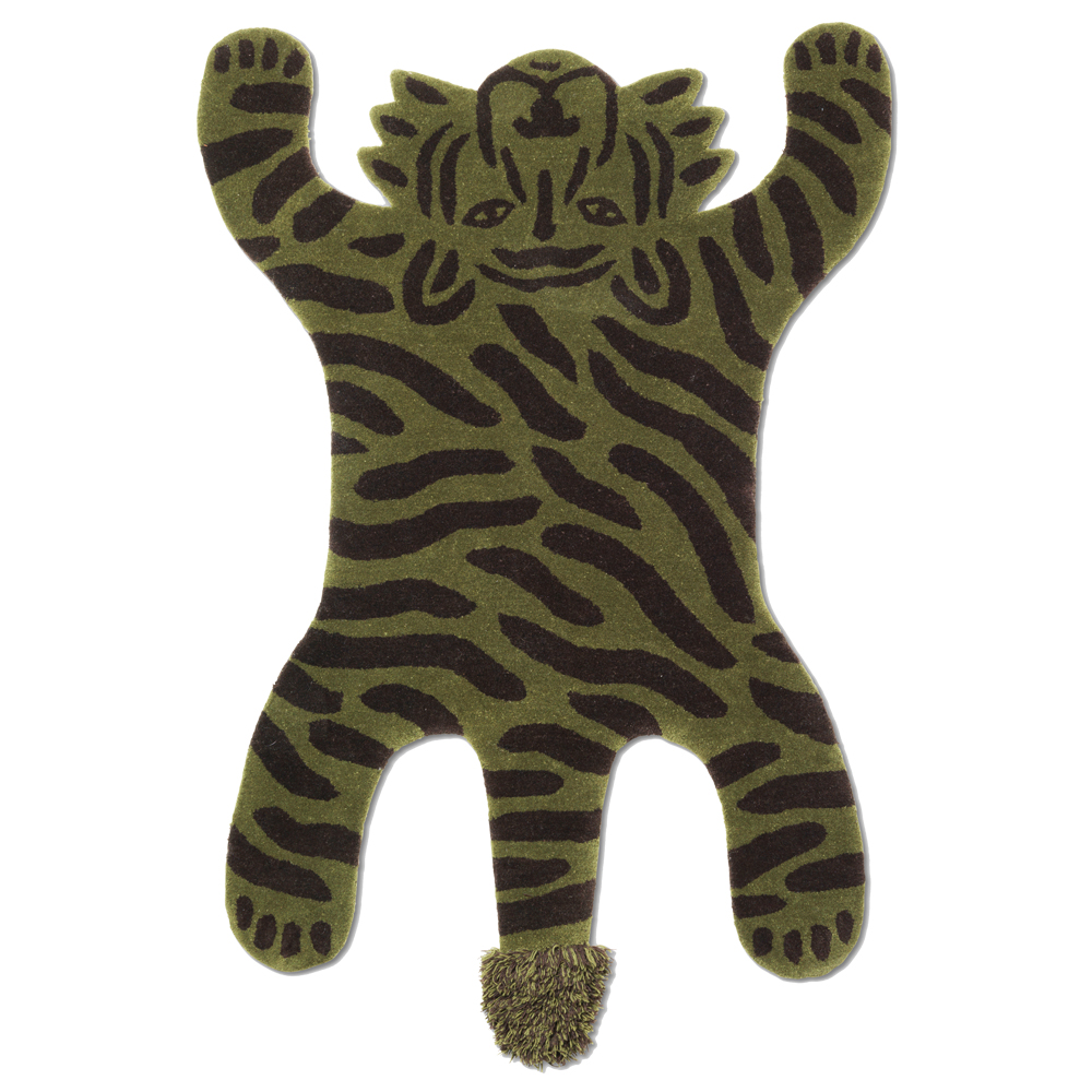 Tapis tigre Safari - Kaki - Ferm Living