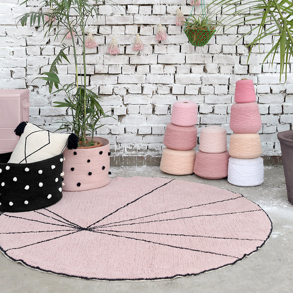 Tapis Trace - Rose vintage Lorena Canals