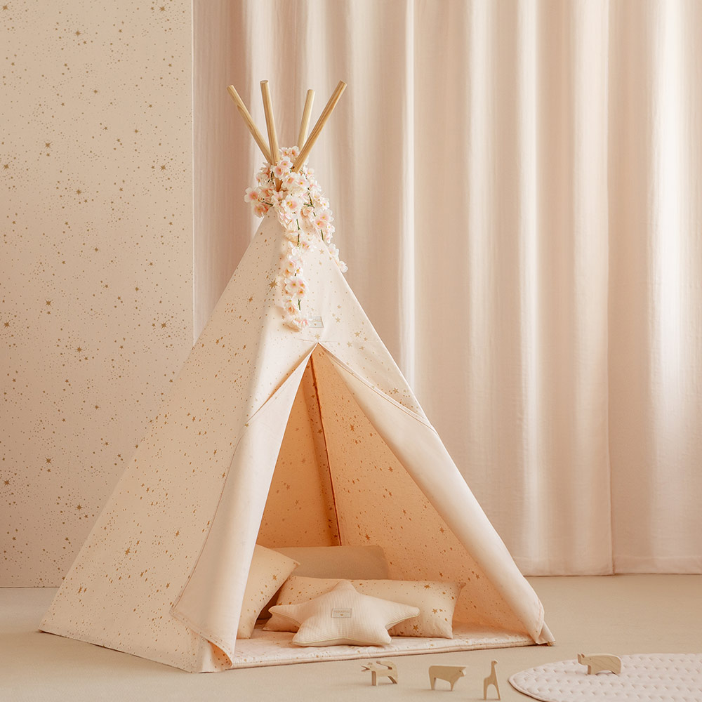Tipi enfant Phoenix stella Elements - Rose pâle - Nobodinoz