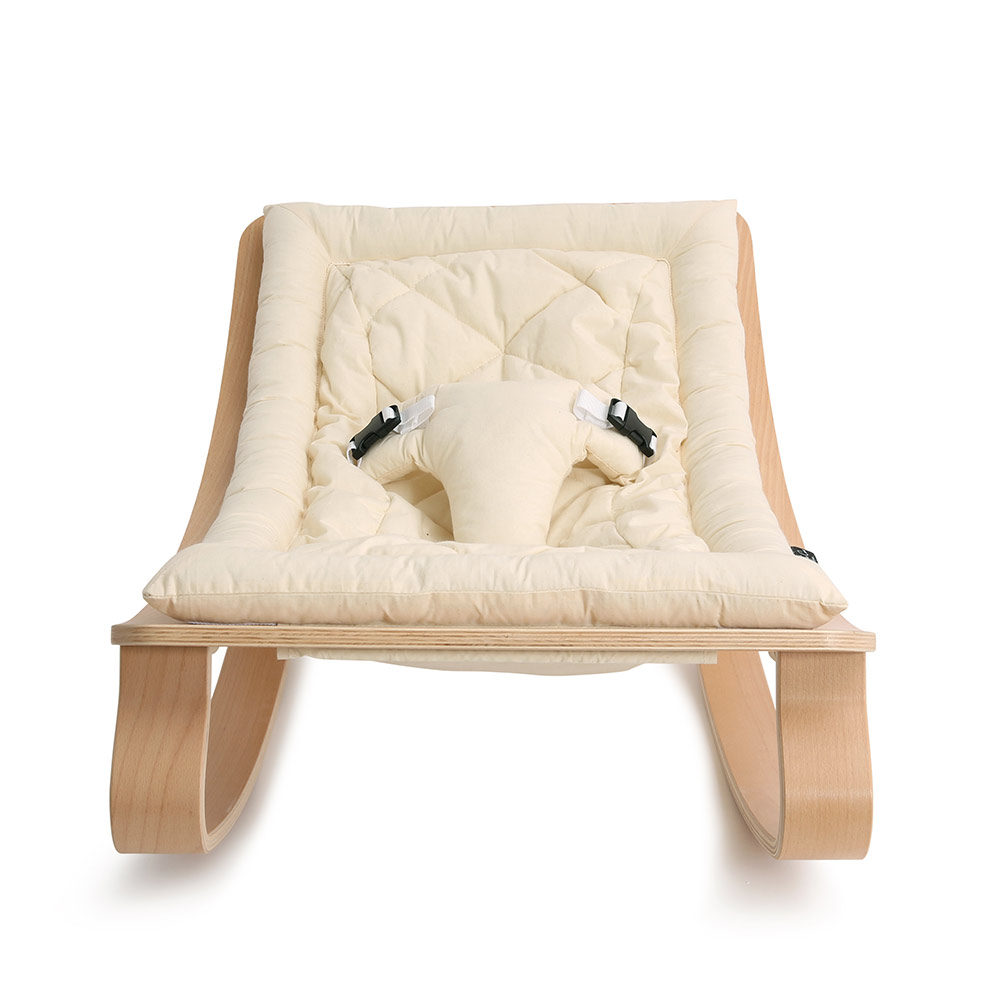 Transat bébé Levo Chêne - Organic White - Charlie Crane