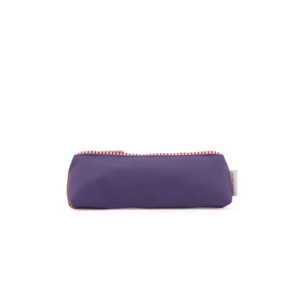 Trousse bicolore Colour Block - Violet/Caramel - Sticky Lemon
