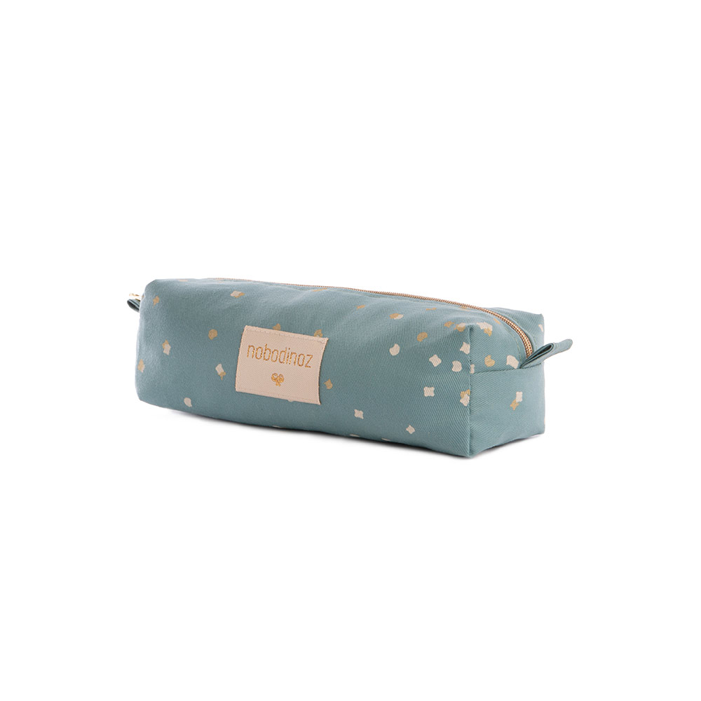 Trousse Too Cool Gold Confetti - Vert celadon - Nobodinoz