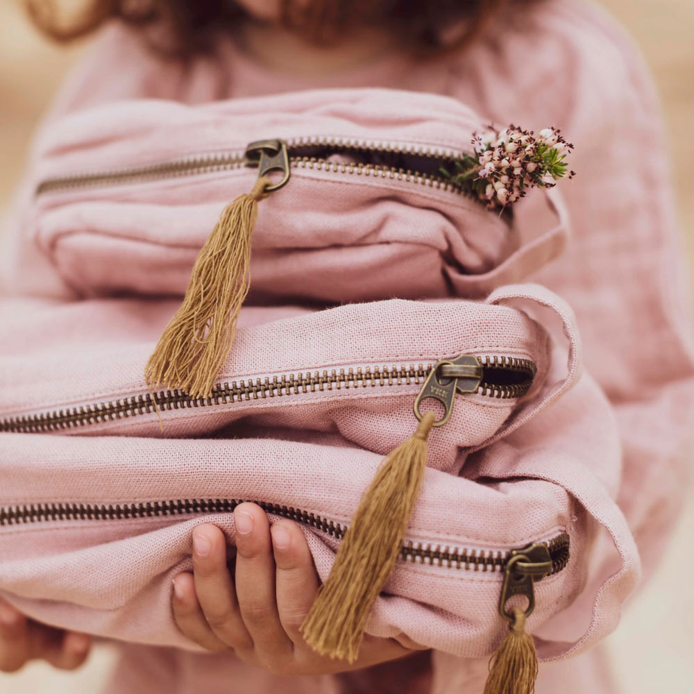 Trousse Companion waterproof L - Vieux Rose - Numéro 74