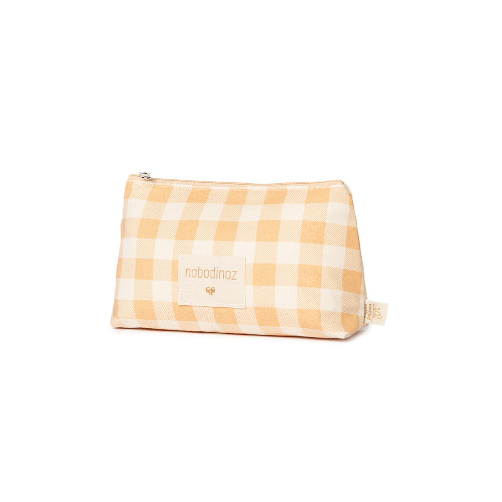 Trousse Sunshine Vichy - Melon - Nobodinoz