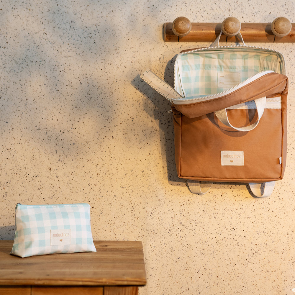 Trousse Sunshine Vichy - Opaline - Nobodinoz