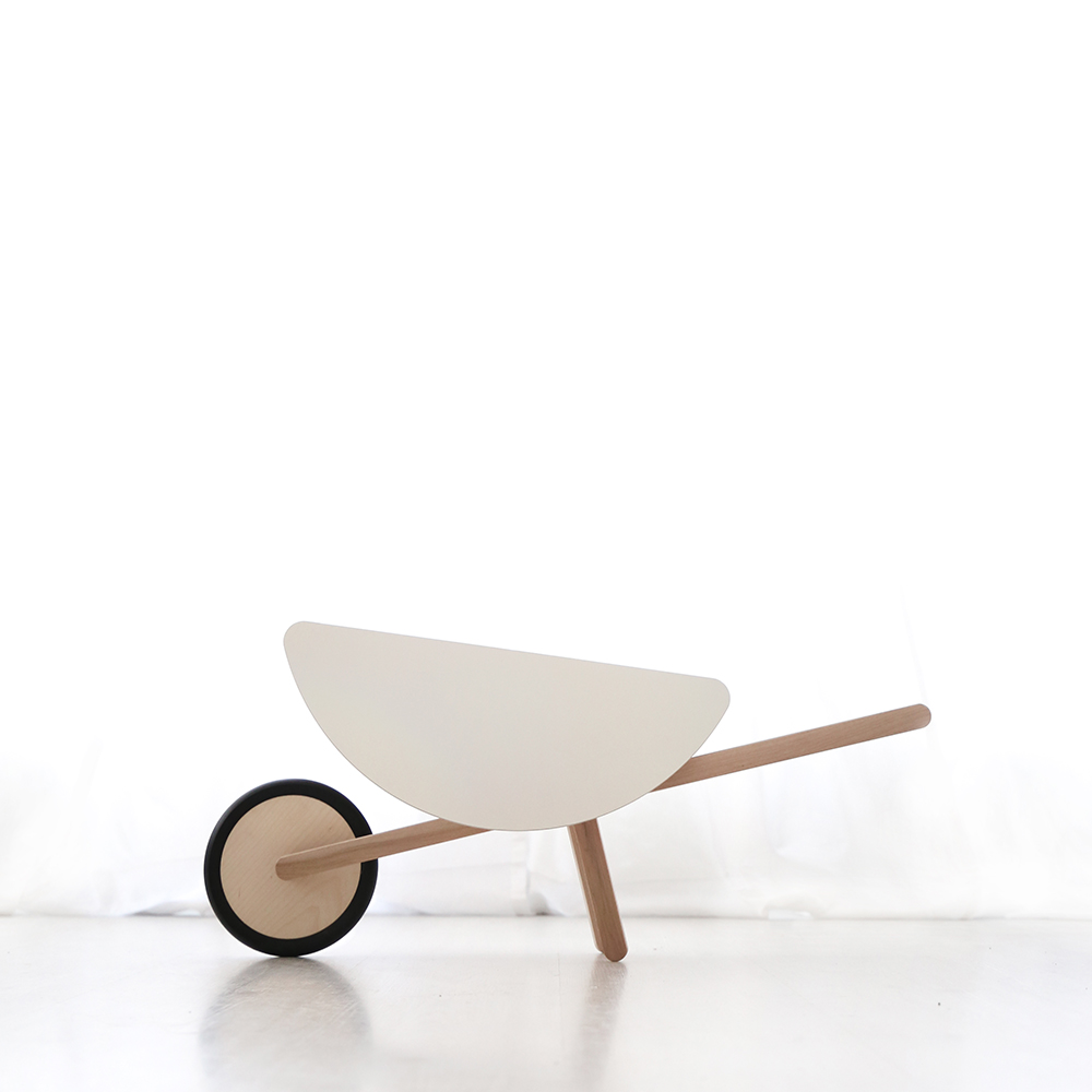 Brouette enfant Toy Wheelbarrow - Blanc - Ooh Noo