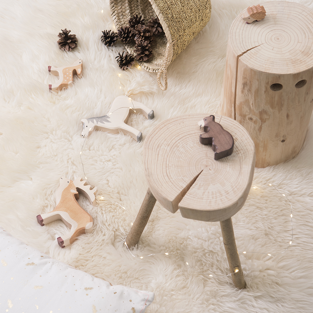 Renard debout - Holztiger