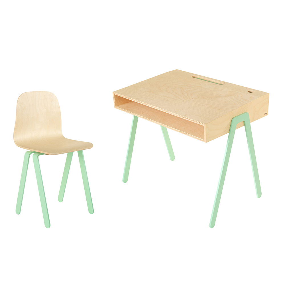 Bureau et chaise junior 7-10 ans - Mint - In2wood